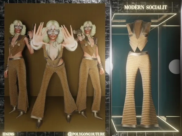 Mix Modern Socialité - The Sims 4 Custom Content
