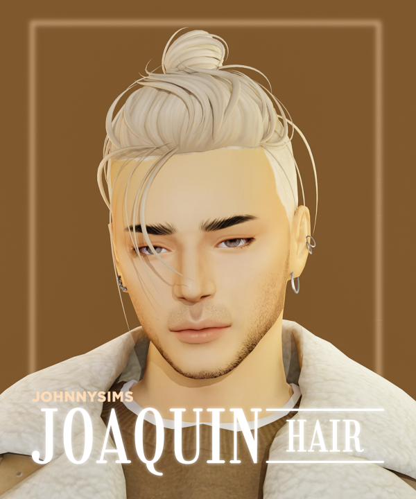 Maxis Match Joaquin Hair by simsfinds - The Sims 4 Custom Content
