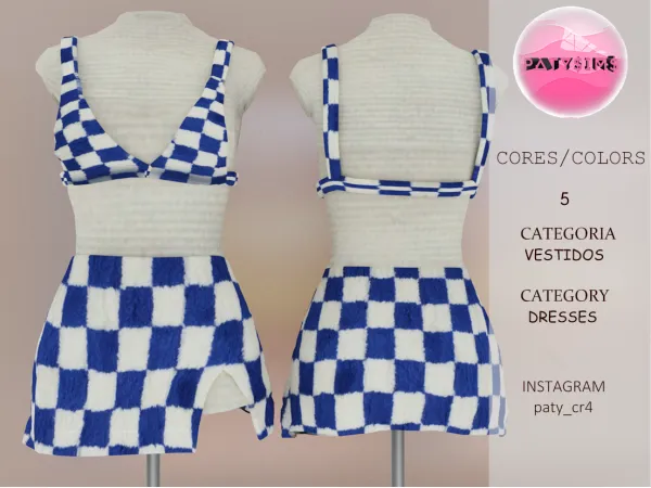 Alpha Conjunto biquíni PatySims - The Sims 4 Custom Content