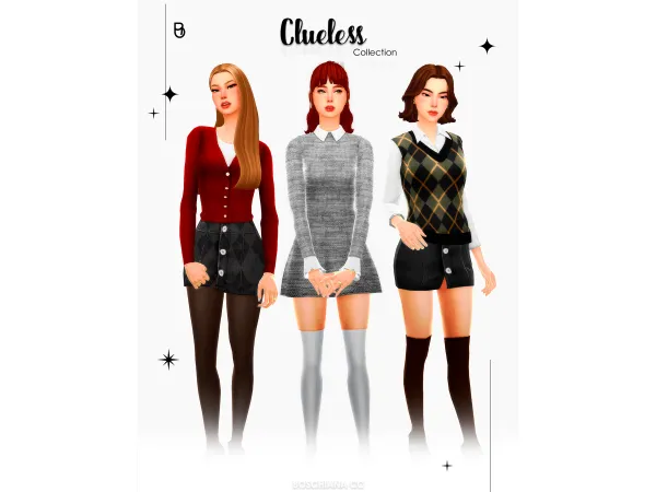 Maxis Match CLUELESS COLLECTION - The Sims 4 Custom Content