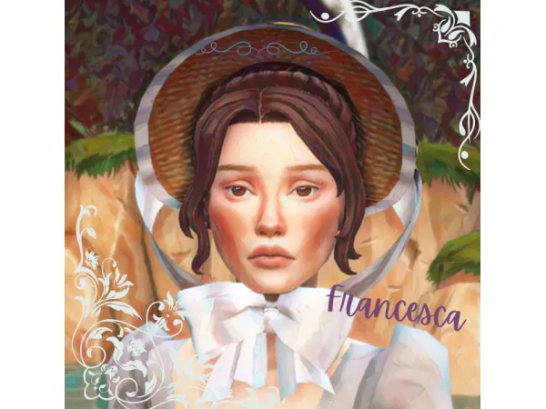 Maxis Match Francesca Grace Priscilla and Catherine Regency Era Bonnets by S1NCERE - The Sims 4 Custom Content