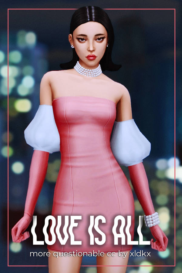 Maxis Match LOVE IS ALL by simsfinds - The Sims 4 Custom Content