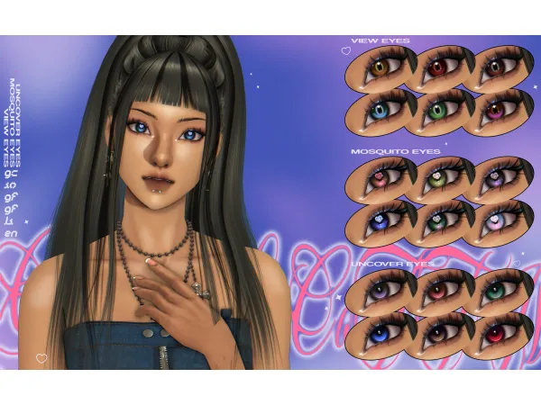 Maxis Match [GIGGLECOFFIN] eye set 5 by RottenMothBoy - The Sims 4 Custom Content