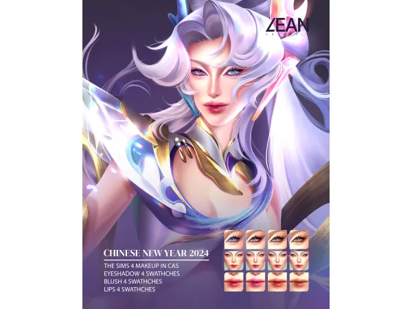 Alpha LEAN CHINESE NEW YEAR 2024 by Leansims - The Sims 4 Custom Content