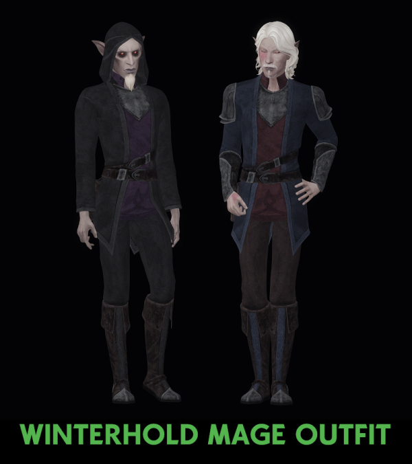 Alpha Winter Mage by simsfinds - The Sims 4 Custom Content
