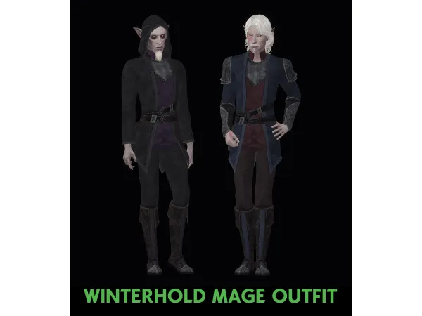 Alpha Winter Mage - The Sims 4 Custom Content