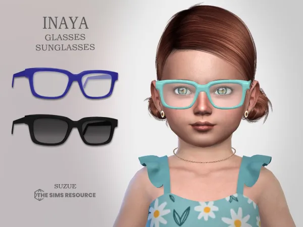 Alpha Inaya Glasses Sunglasses Toddler - The Sims 4 Custom Content