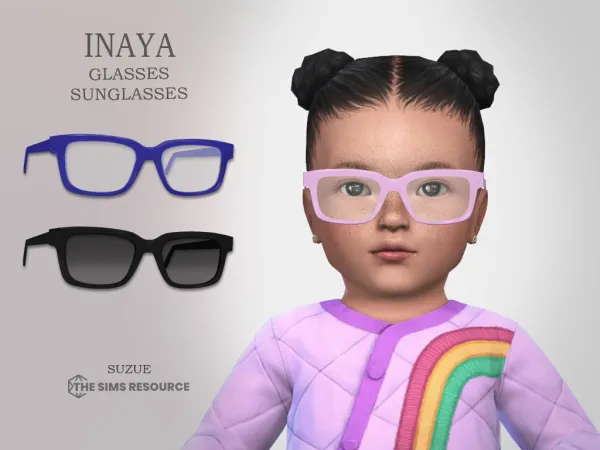 Alpha Inaya Glasses Sunglasses Infant - The Sims 4 Custom Content
