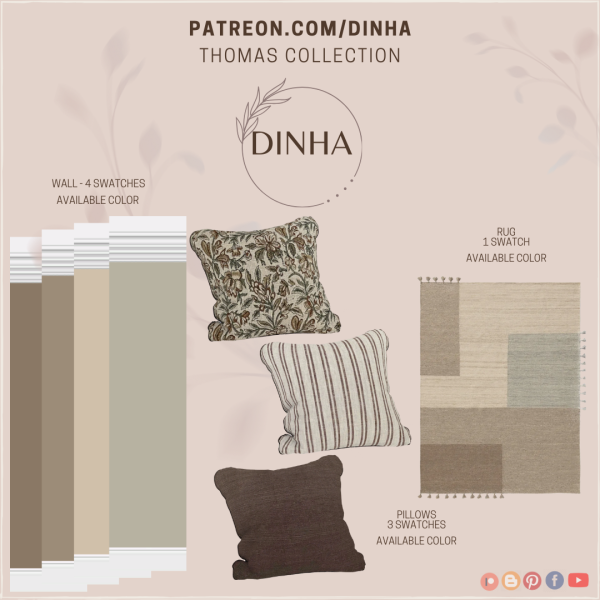 Mix Thomas Collection by dinhagamer - The Sims 4 Custom Content