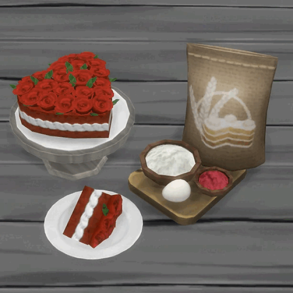 Maxis Match Brazen Menu 43310450277903 Valentine's by simsfinds - The Sims 4 Custom Content