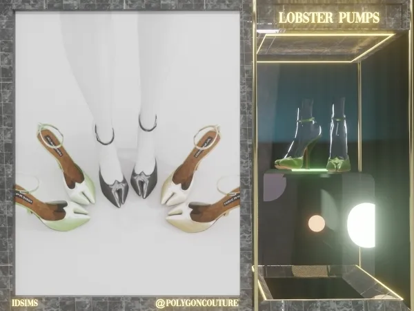 Maxis Match Lobster Pumps - The Sims 4 Custom Content