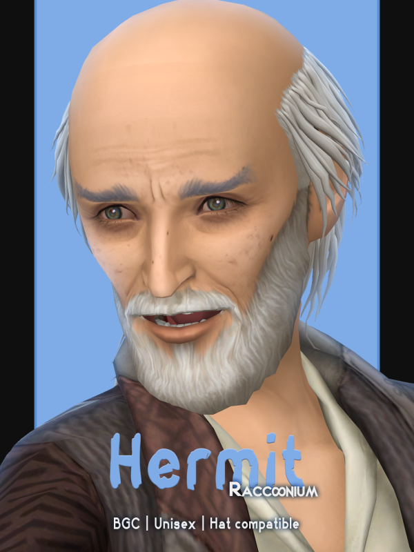 Maxis Match Hermit hair by simsfinds - The Sims 4 Custom Content