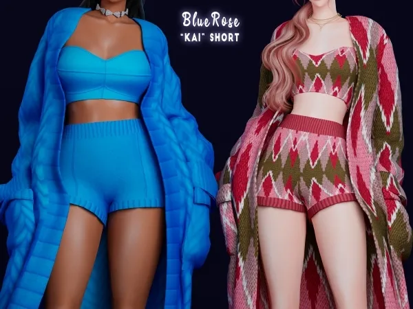 Mix Kai Short BRsims by bluerose-sims - The Sims 4 Custom Content