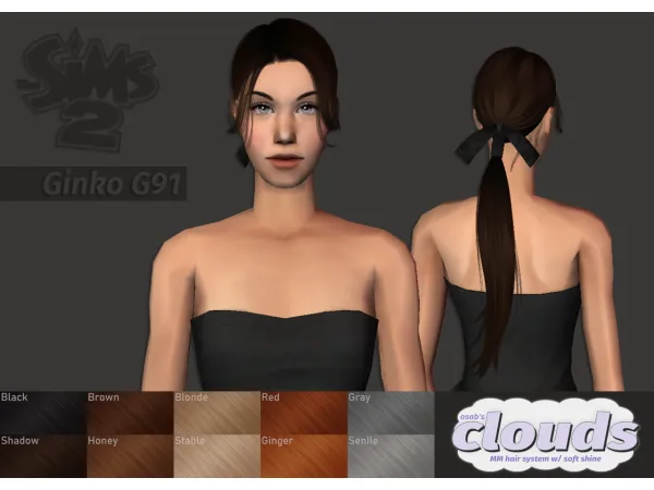 Ginko G91 retextured in Osabs Clouds System - The Sims 2 Custom Content