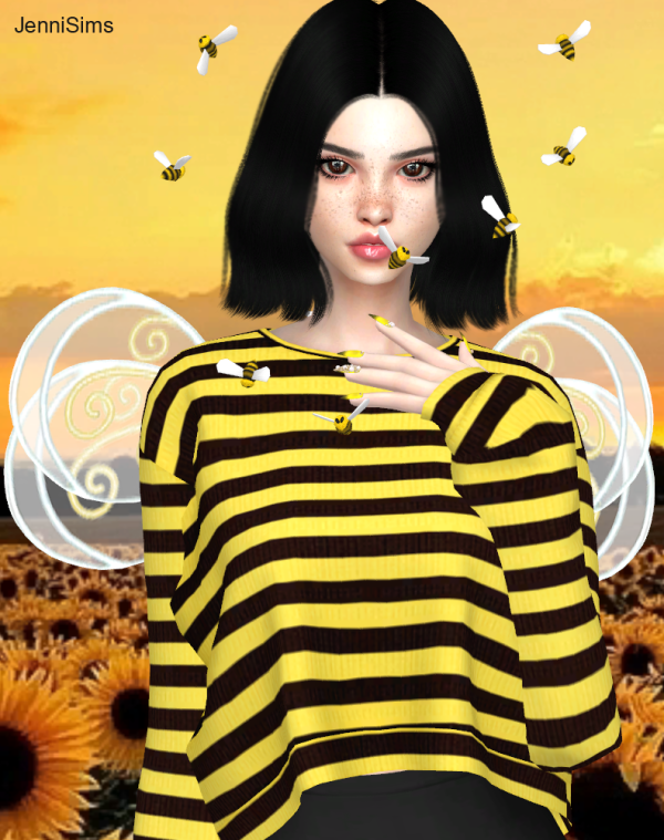 Mix Acc Bees (Toddler teen YA Adult elder) Jennisims by simsfinds - The Sims 4 Custom Content