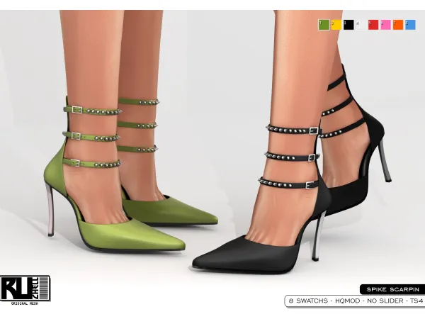 Alpha spike scarpin - The Sims 4 Custom Content