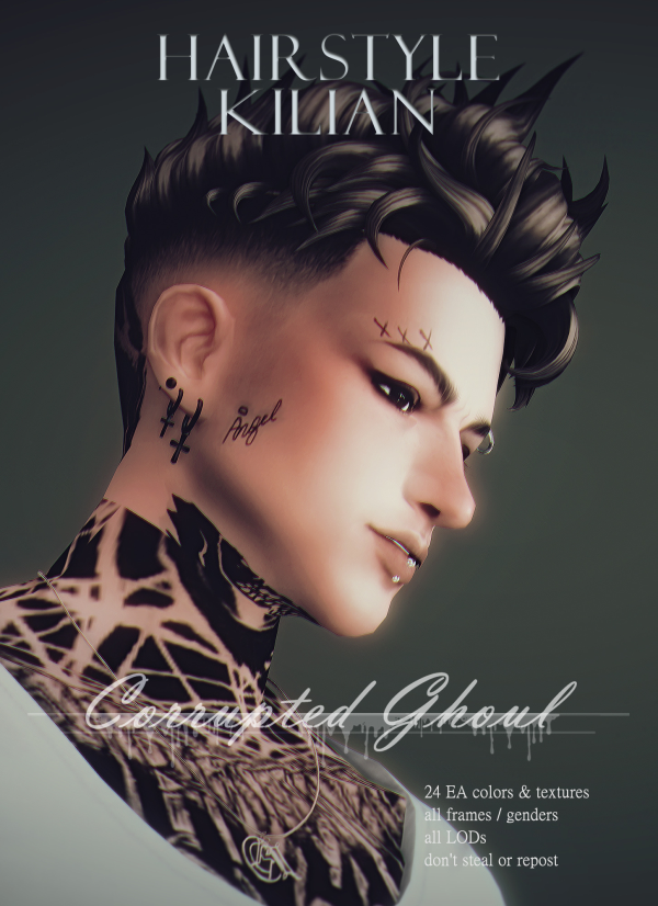 Maxis Match Hairstyle Kilian by simsfinds - The Sims 4 Custom Content