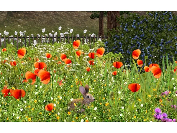 Save The Bees 30x25 lot - The Sims 3 Custom Content