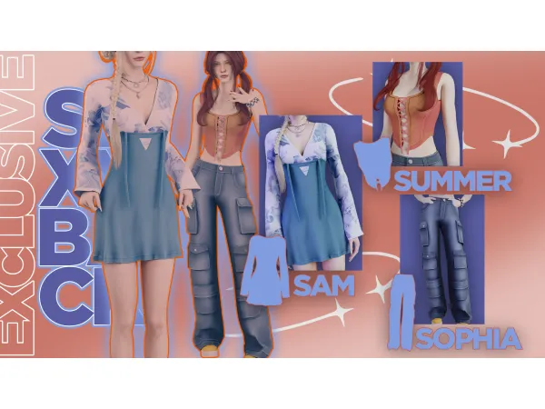 Alpha Exclusive Pieces (SexyBack) - The Sims 4 Custom Content