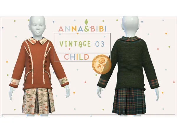 Alpha Vintage 03 [AnnaBibi] by anna_bibi - The Sims 4 Custom Content