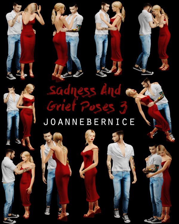 Mix Sadness And Grief 3 by simsfinds - The Sims 4 Custom Content