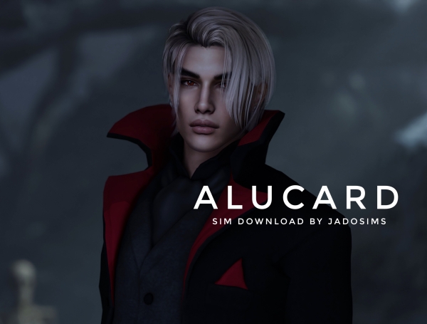 Alpha Alucard (Sim Download) by shopwithflynnn - The Sims 4 Custom Content