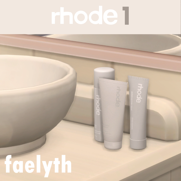 Mix Rhode skincare part 1 by simsfinds - The Sims 4 Custom Content