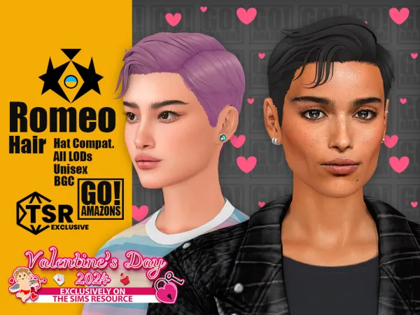 Maxis Match ROMEO by goamazons - The Sims 4 Custom Content
