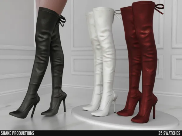 Alpha Boots - The Sims 4 Custom Content
