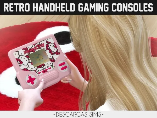 Alpha Retro Handheld Gaming Consoles - The Sims 4 Custom Content