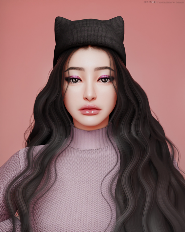 Mix Female genetics and makeup set by simsfinds - The Sims 4 Custom Content