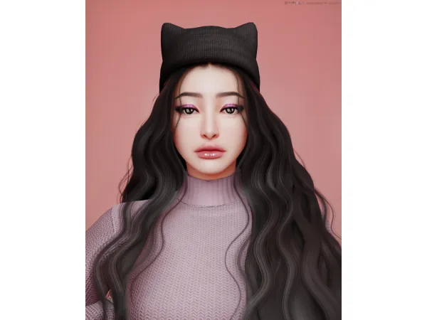Mix Female genetics and makeup set - The Sims 4 Custom Content
