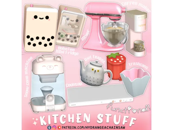 Kitchen Stuff - The Sims 3 Custom Content