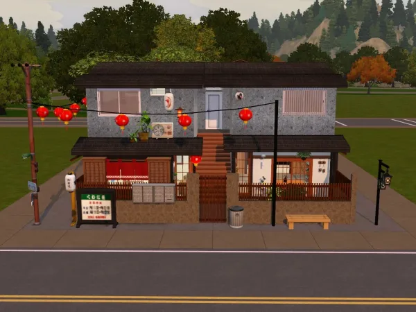 24 25 Fox Street Duplex download - The Sims 3 Custom Content