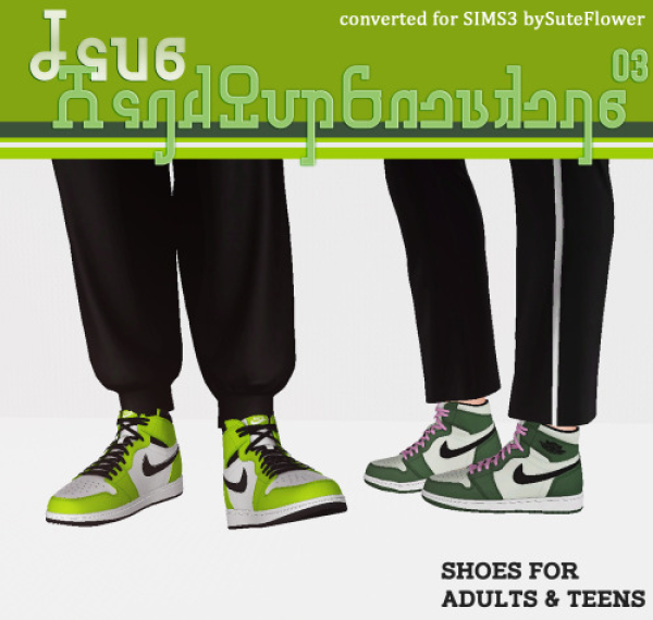 4T3 Jius HighTopSneakers03 by simsfinds - The Sims 3 Custom Content