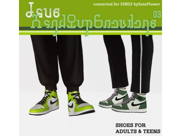 4T3 Jius HighTopSneakers03 - The Sims 3 Custom Content
