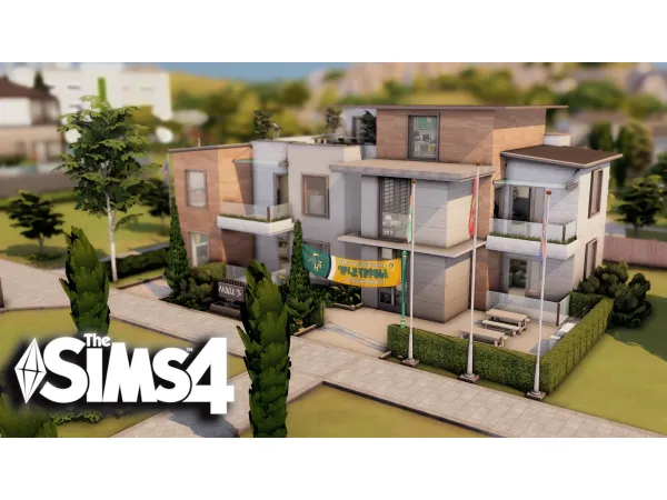 Maxis Match Foxbury Dorms Discover University Dorms by bojanasims - The Sims 4 Custom Content