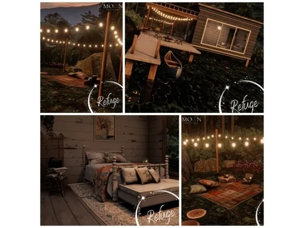 Alpha Refuge Blender Scene - The Sims 4 Custom Content