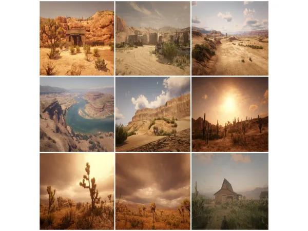 Mix Backdrop Western by Toreno - The Sims 4 Custom Content