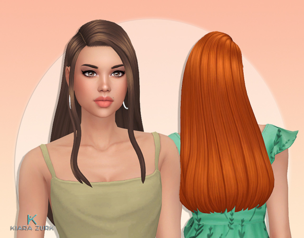 Maxis Match Jade Hairstyle by simsfinds - The Sims 4 Custom Content