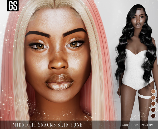 Alpha Midnight Snacks Female Skin by simsfinds - The Sims 4 Custom Content