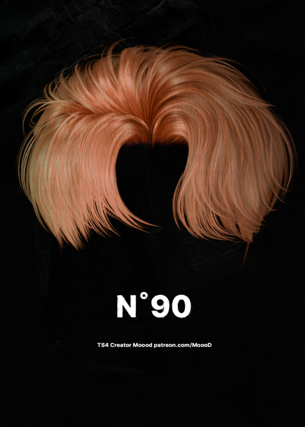 Alpha [SIMS4TS4] MoooD Hair N90 VER1 by simsfinds - The Sims 4 Custom Content