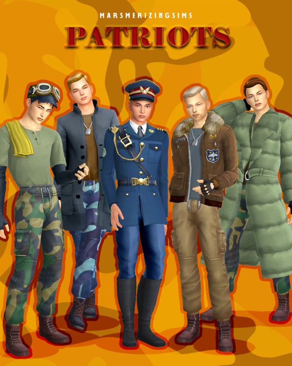 Maxis Match Patriots (Public Feb 24th) by simsfinds - The Sims 4 Custom Content