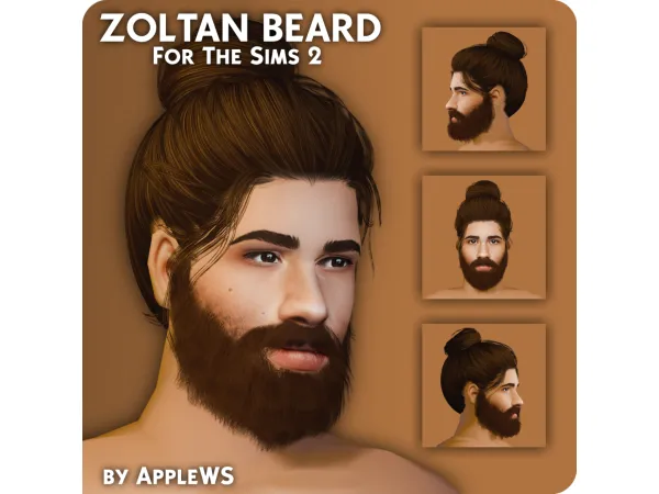 Zoltan Beard by venusprincess - The Sims 2 Custom Content