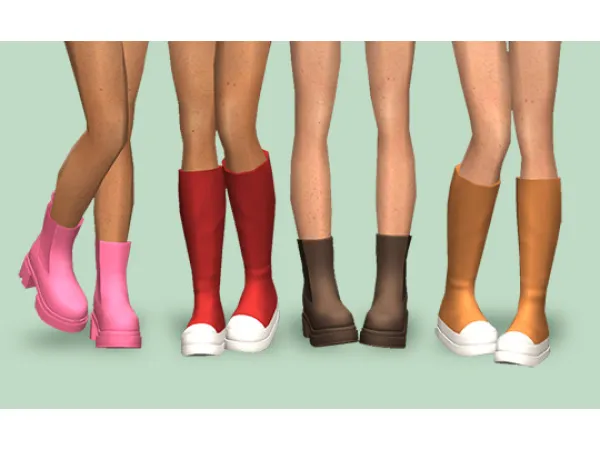 4t2 Madlens Oracle and Twilight Boots - The Sims 2 Custom Content
