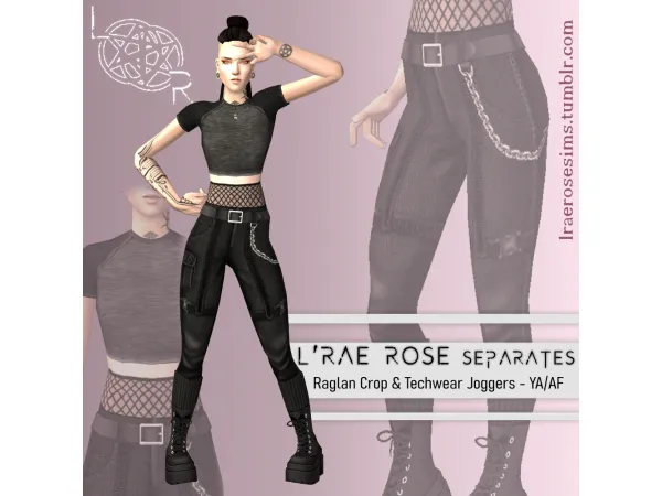 L'RAE ROSE SEPARATES - The Sims 2 Custom Content