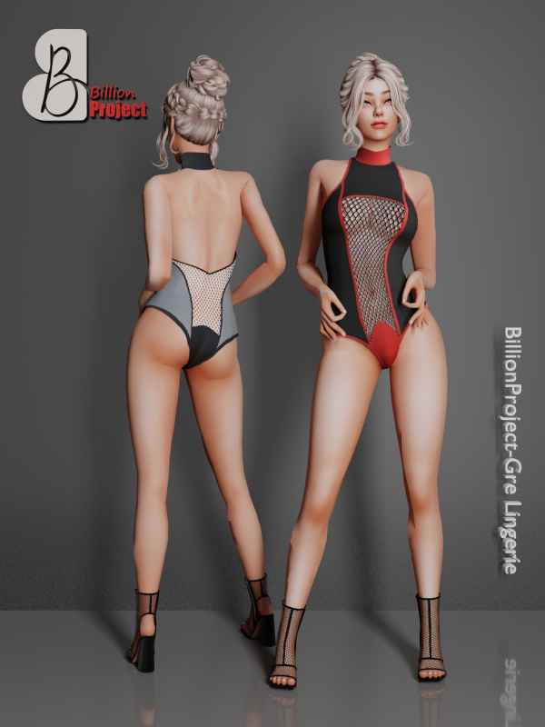 Alpha BillionProject Gre Lingerie by simsfinds - The Sims 4 Custom Content