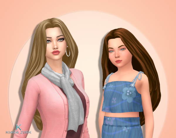 Maxis Match Wendy Hairstyle UPDATE by simsfinds - The Sims 4 Custom Content