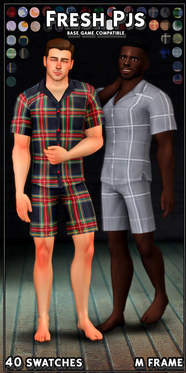 Maxis Match Fresh Pjs (BGC) by simsfinds - The Sims 4 Custom Content