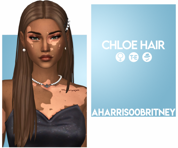 Maxis Match Chloe Hair by simsfinds - The Sims 4 Custom Content